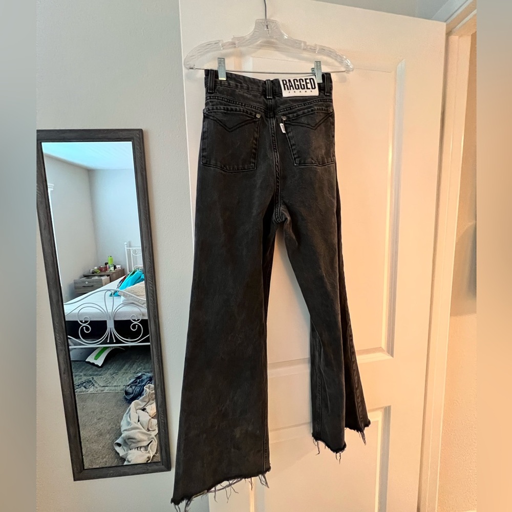 The Ragged Priest Black Flare Pants